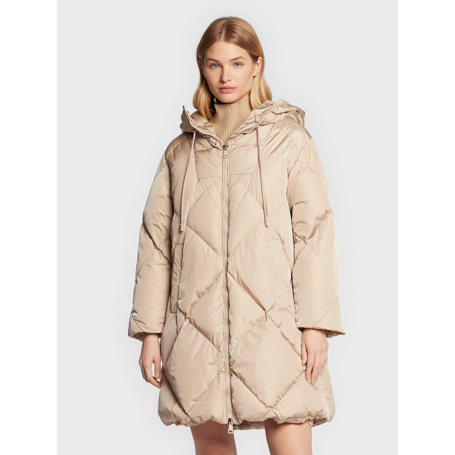 Weekend Max Mara Pehelykabát Milord 54960123 Bézs Regular Fit - Pepit.hu