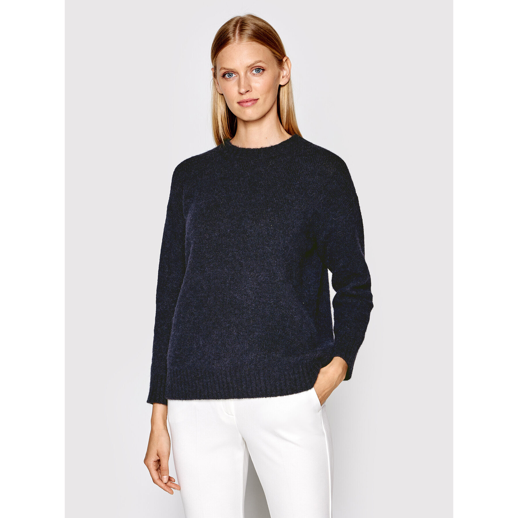 Weekend Max Mara Sweater Xanadu 53661123 Sötétkék Regular Fit - Pepit.hu