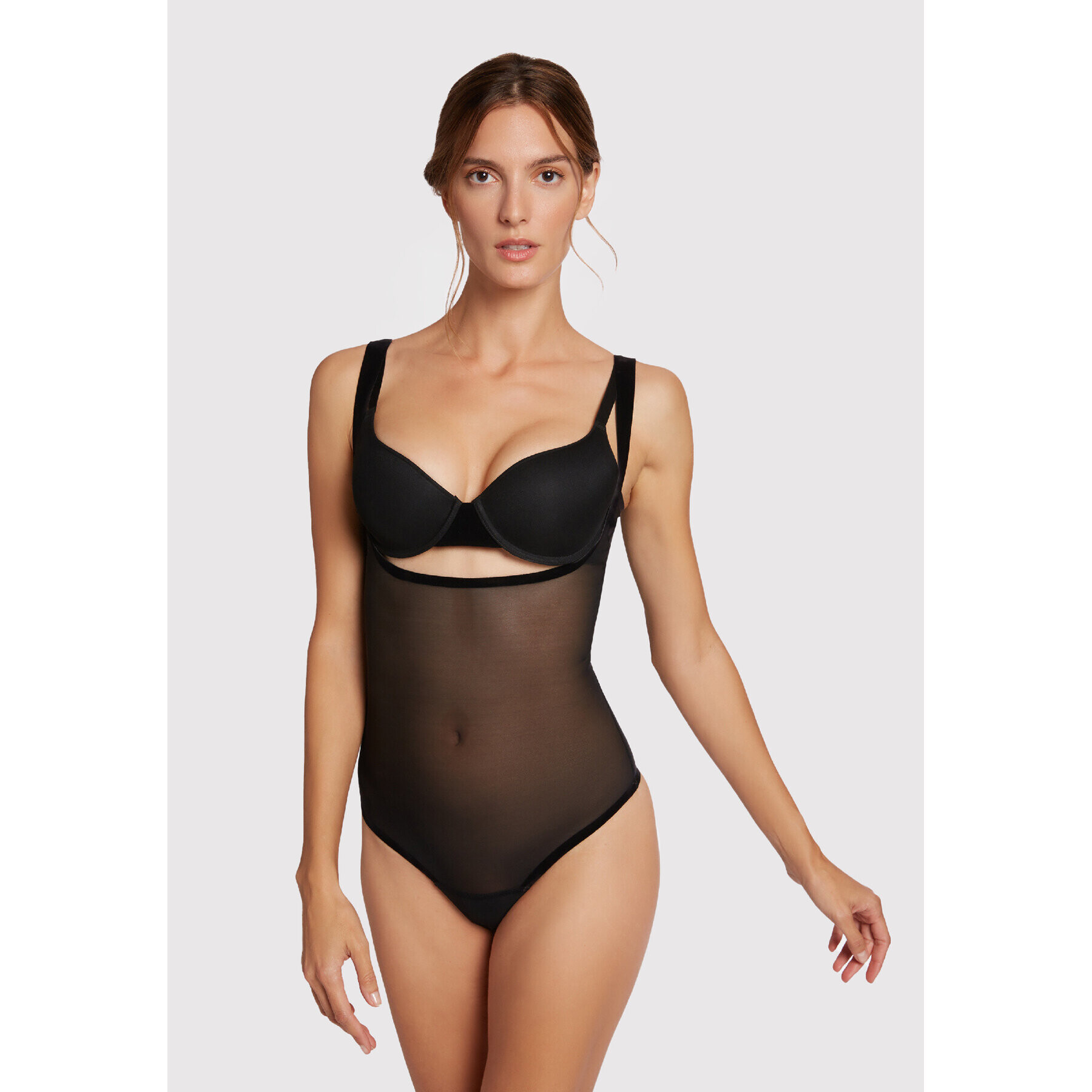 Wolford Body Tulle 79042 Fekete - Pepit.hu