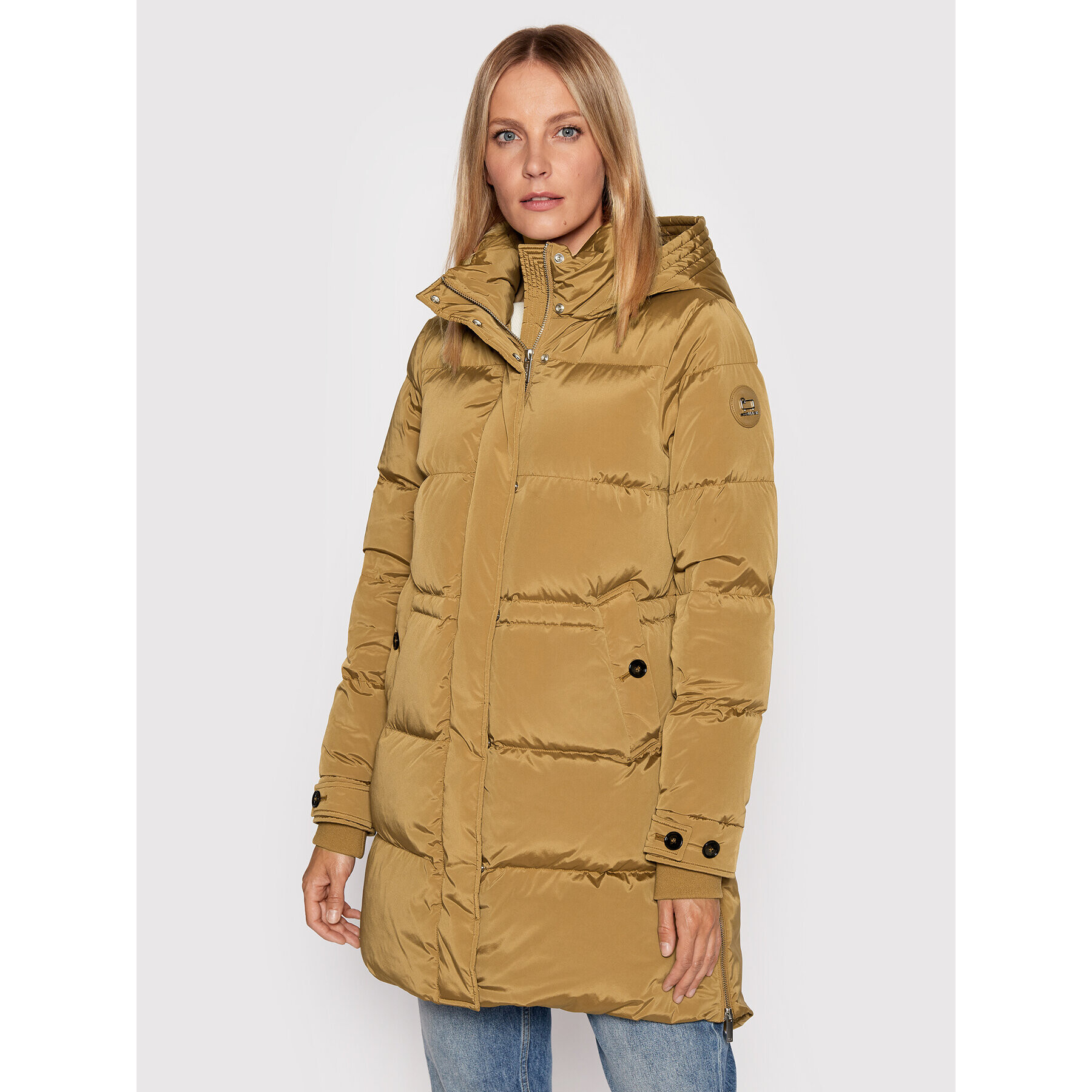 Woolrich Pehelykabát Alsea CFWWOU0697FRUT1148 Barna Regular Fit - Pepit.hu