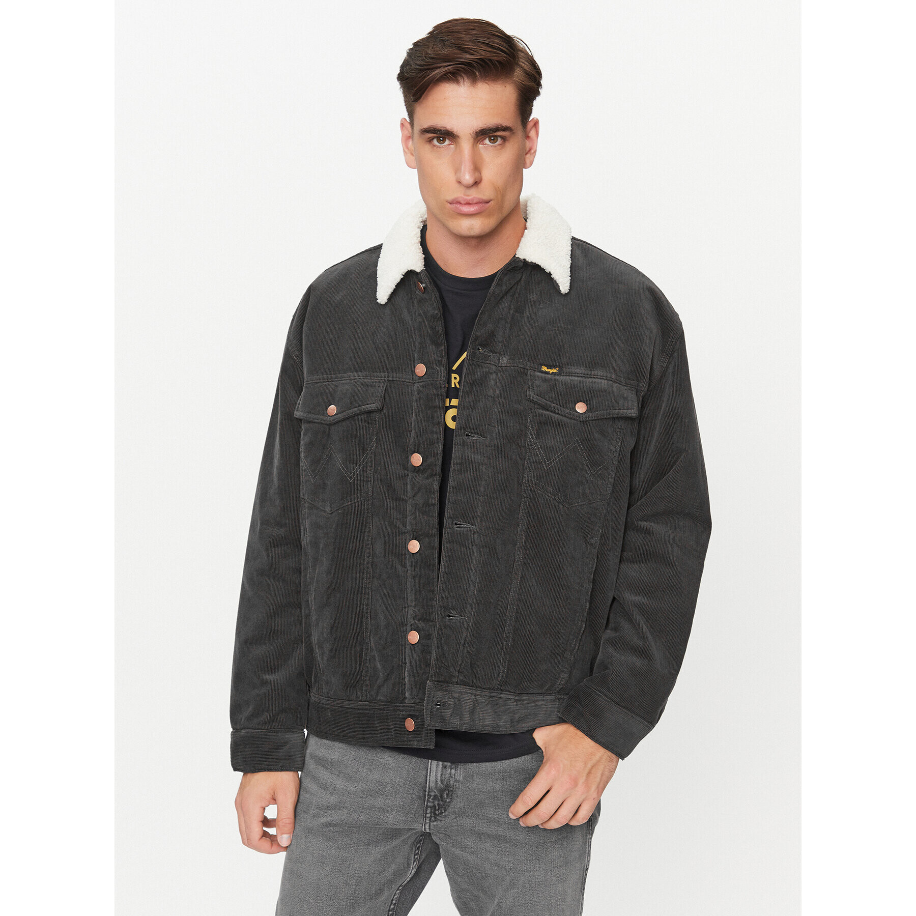 Wrangler Átmeneti kabát Anti Fit 112341244 Fekete Regular Fit - Pepit.hu