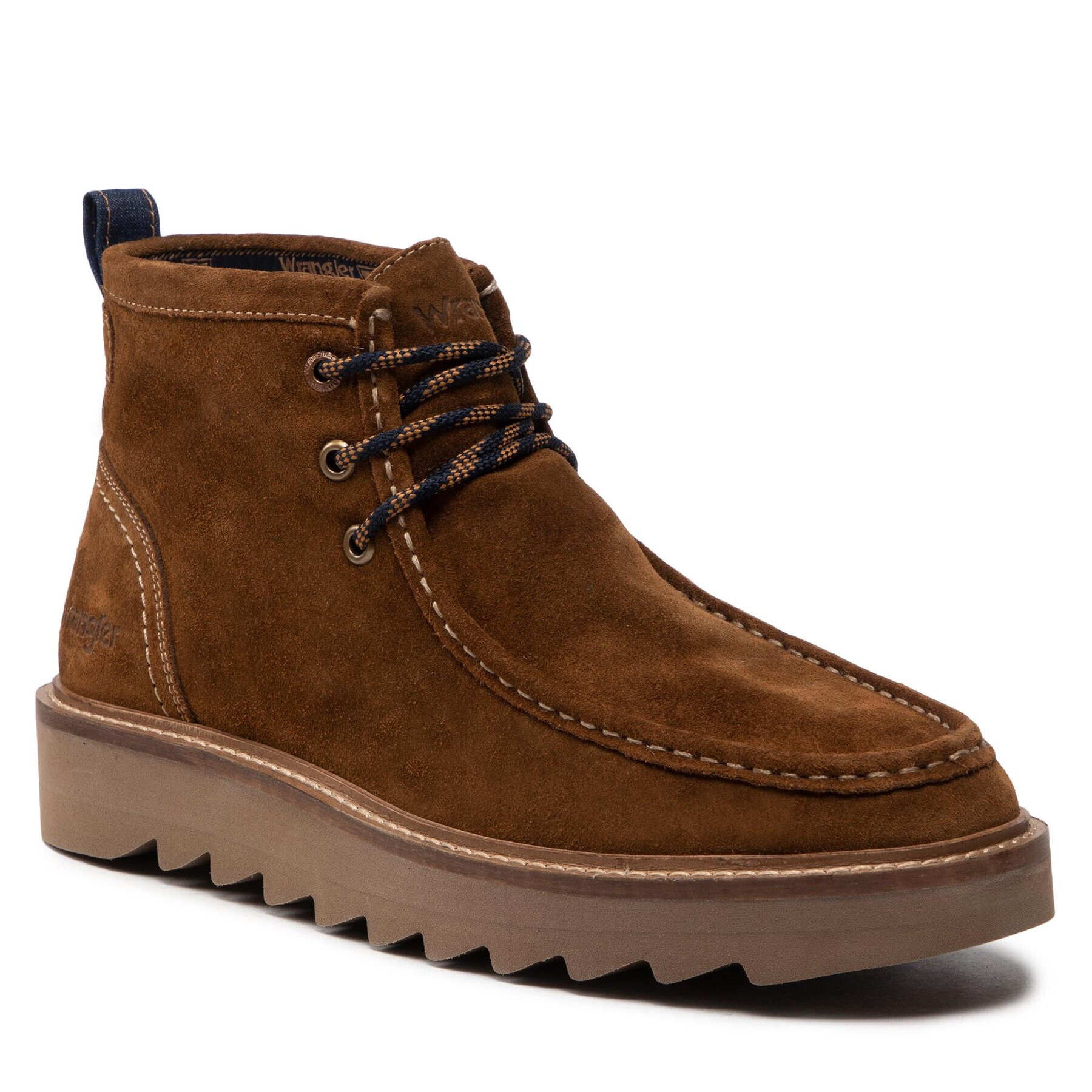 Wrangler Bakancs Tank Wallabee Barna - Pepit.hu