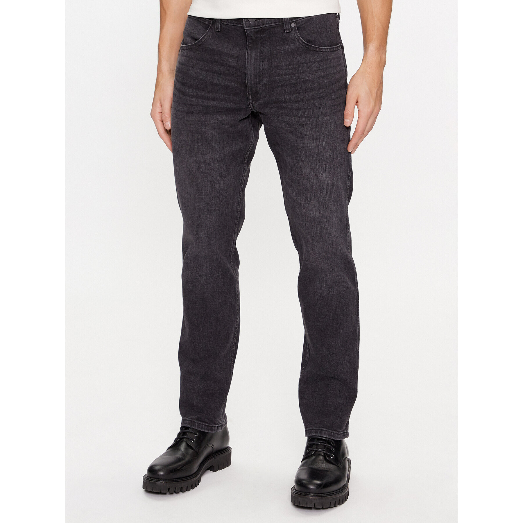 Wrangler Farmer Greensboro 112341417 Fekete Regular Fit - Pepit.hu