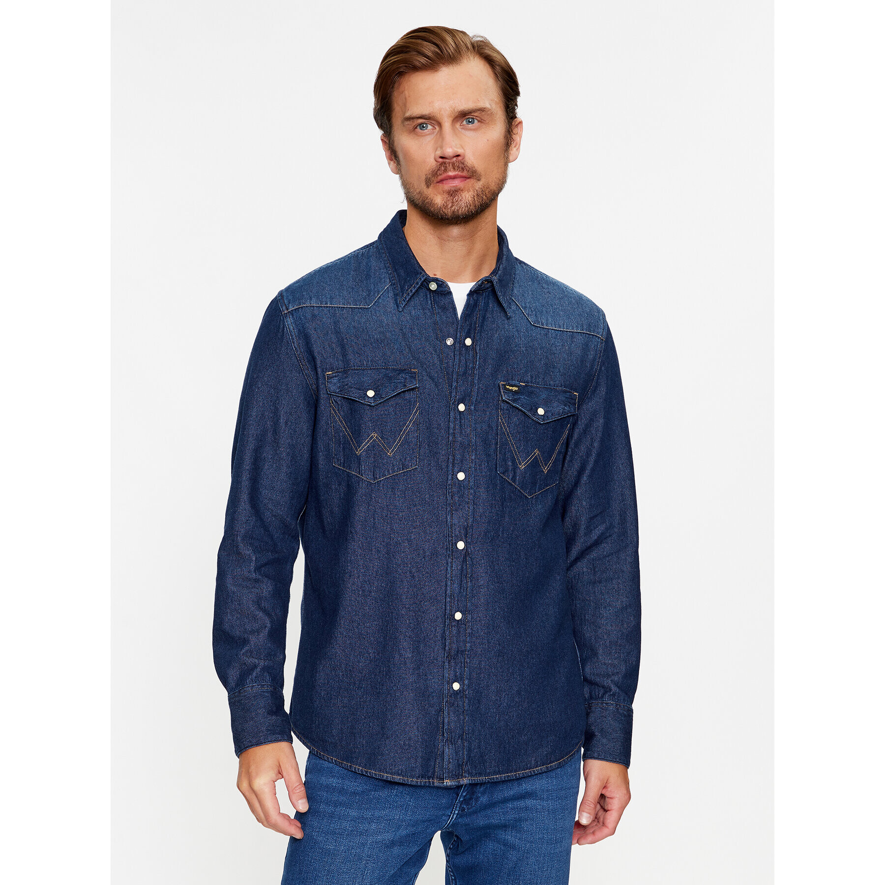 Wrangler Farmering 27Mw 112341088 Sötétkék Regular Fit - Pepit.hu