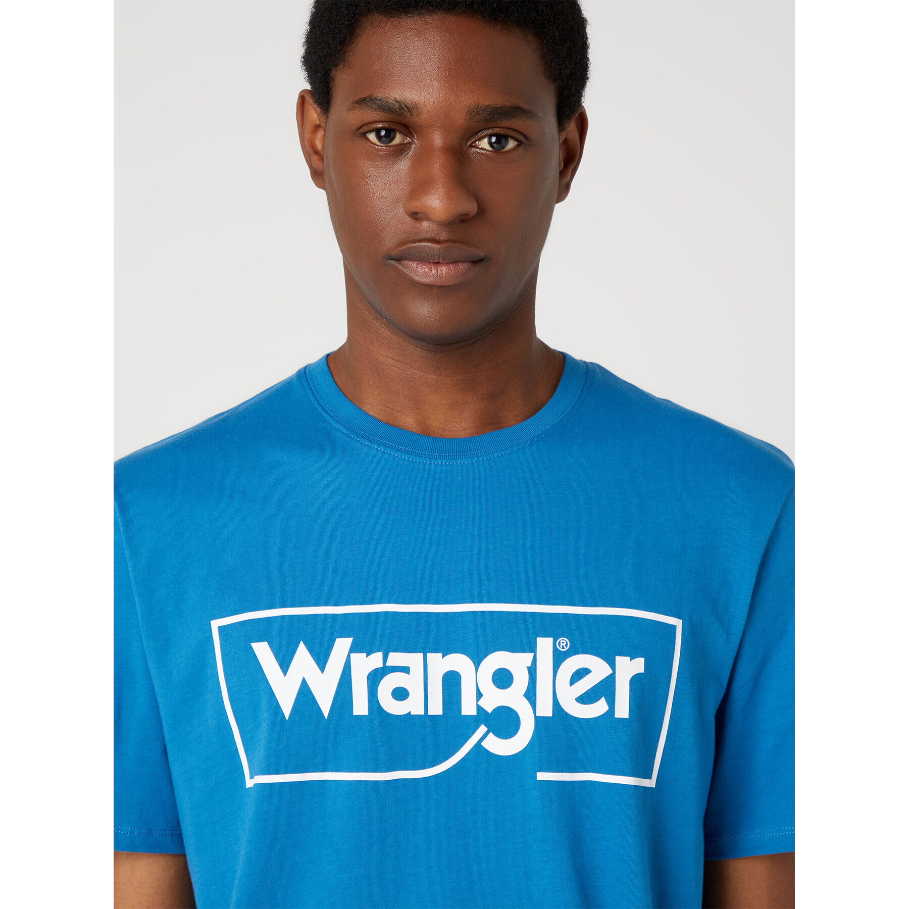 Wrangler Póló Frame Logo W70JD369F 112330823 Kék Regular Fit - Pepit.hu