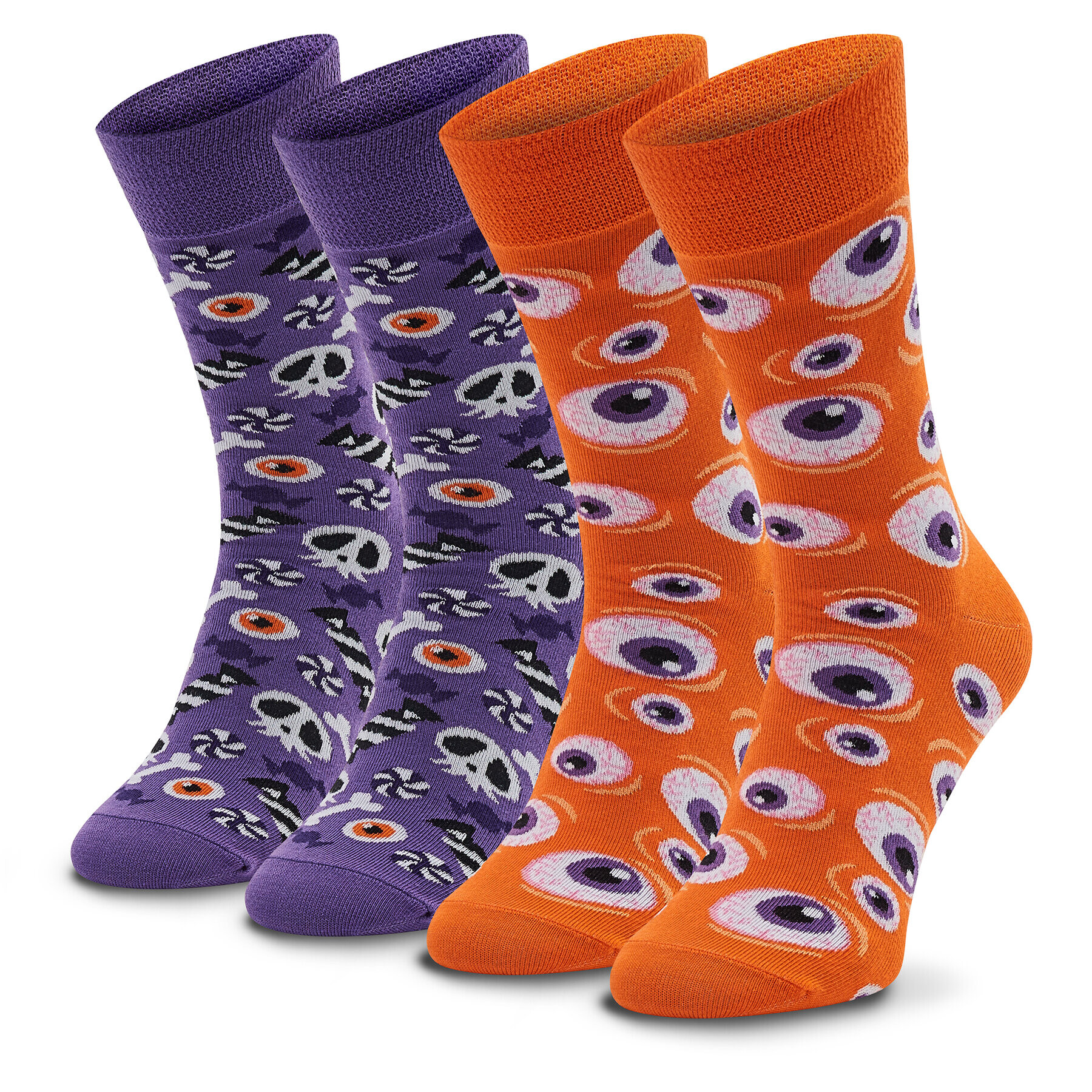 Zooksy 2 pár hosszú szárú unisex zokni Mixtury Halloween Színes - Pepit.hu